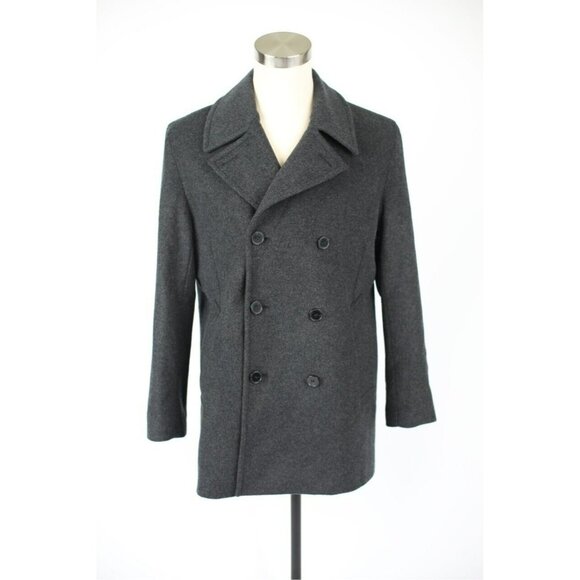 NEW Mackintosh Loro Piana Dalton Wool/ Cashmere Peacoat SZ 38 S/M $1390